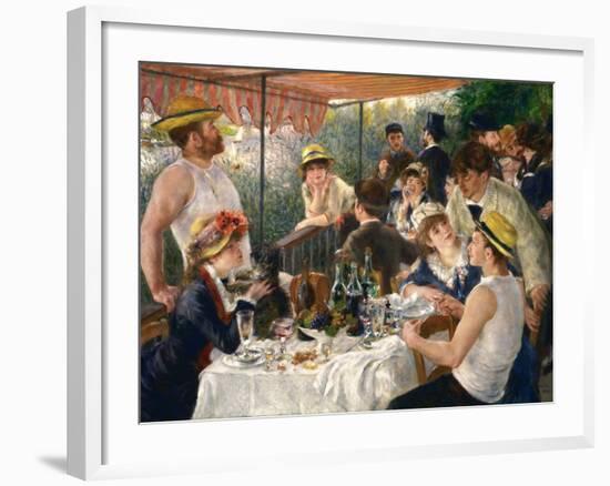 Luncheon of the Boating Party-Pierre-Auguste Renoir-Framed Giclee Print