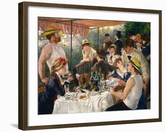 Luncheon of the Boating Party-Pierre-Auguste Renoir-Framed Giclee Print