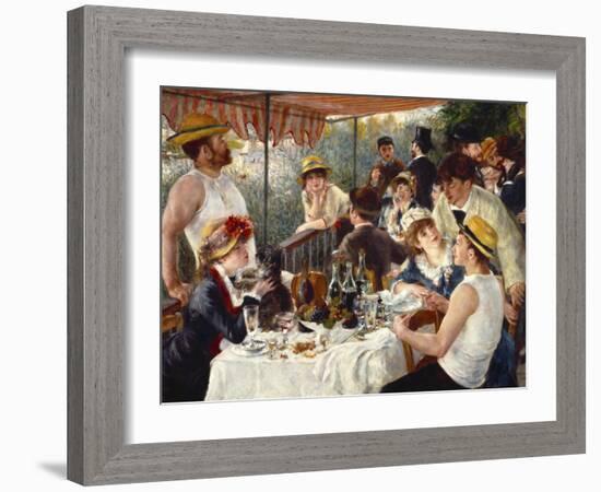 Luncheon of the Boating Party-Pierre-Auguste Renoir-Framed Giclee Print