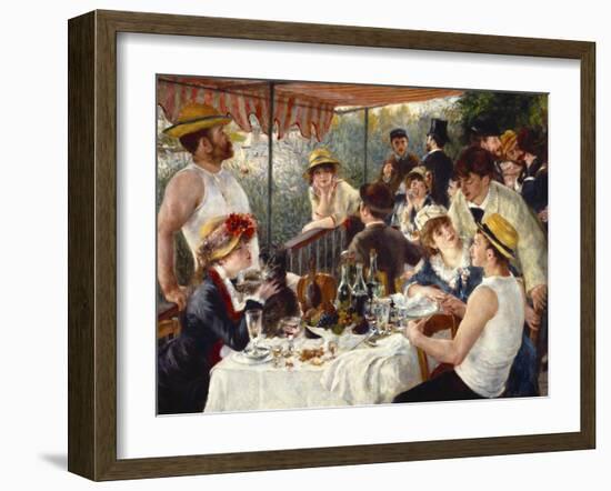 Luncheon of the Boating Party-Pierre-Auguste Renoir-Framed Giclee Print