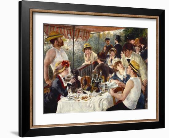 Luncheon of the Boating Party-Pierre-Auguste Renoir-Framed Giclee Print