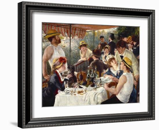 Luncheon of the Boating Party-Pierre-Auguste Renoir-Framed Giclee Print