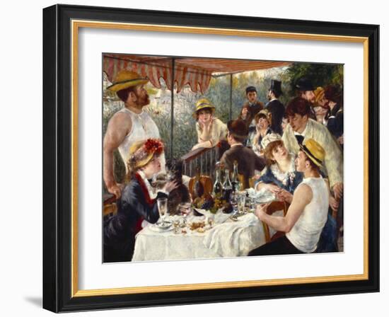 Luncheon of the Boating Party-Pierre-Auguste Renoir-Framed Giclee Print