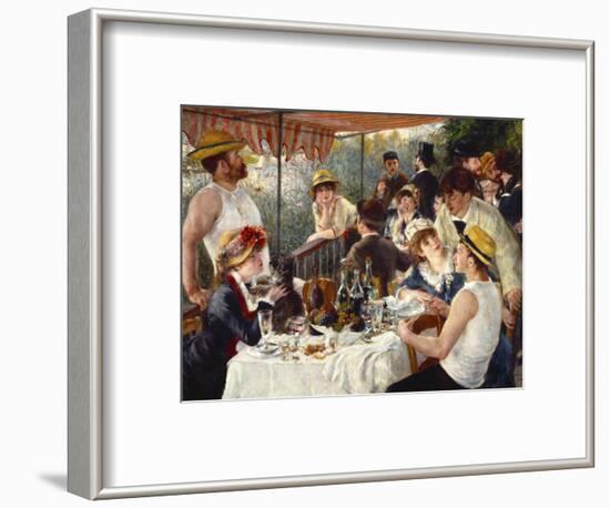 Luncheon of the Boating Party-Pierre-Auguste Renoir-Framed Premium Giclee Print