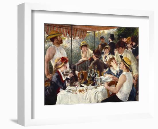 Luncheon of the Boating Party-Pierre-Auguste Renoir-Framed Premium Giclee Print