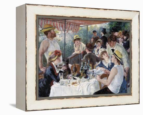 Luncheon of the Boating Party-Pierre-Auguste Renoir-Framed Stretched Canvas