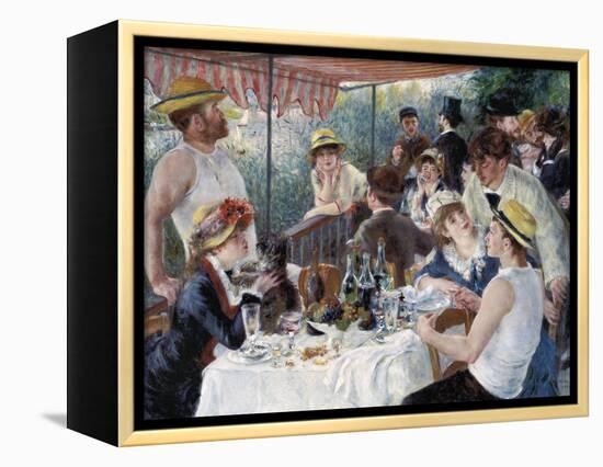 Luncheon of the Boating Party-Pierre-Auguste Renoir-Framed Stretched Canvas