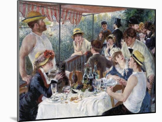 Luncheon of the Boating Party-Pierre-Auguste Renoir-Mounted Art Print