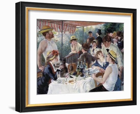 Luncheon of the Boating Party-Pierre-Auguste Renoir-Framed Art Print