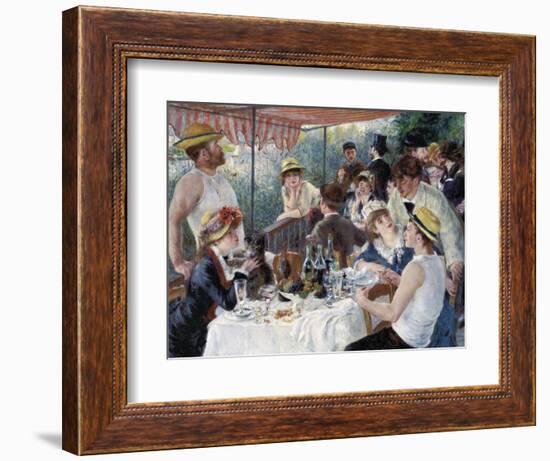 Luncheon of the Boating Party-Pierre-Auguste Renoir-Framed Premium Giclee Print