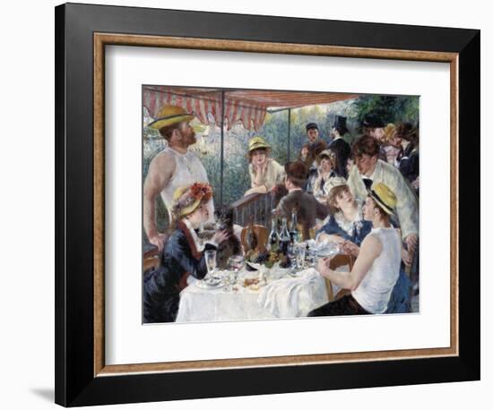 Luncheon of the Boating Party-Pierre-Auguste Renoir-Framed Premium Giclee Print