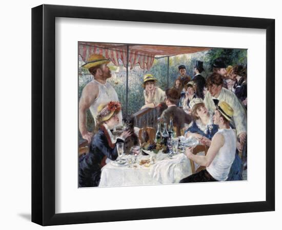 Luncheon of the Boating Party-Pierre-Auguste Renoir-Framed Premium Giclee Print