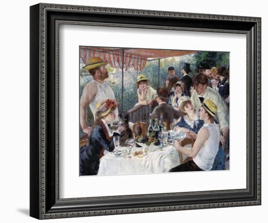 Luncheon of the Boating Party-Pierre-Auguste Renoir-Framed Premium Giclee Print