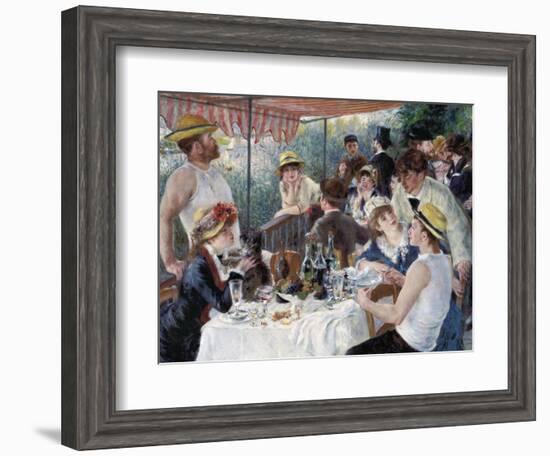 Luncheon of the Boating Party-Pierre-Auguste Renoir-Framed Art Print