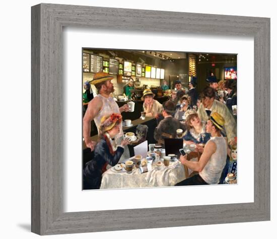 Luncheon of the Cappuccino Party-Barry Kite-Framed Art Print