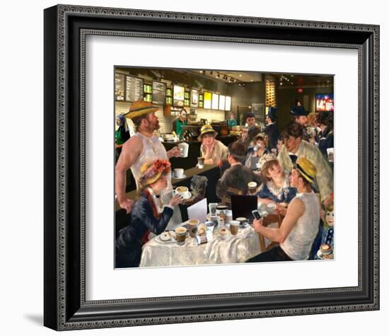 Luncheon of the Cappuccino Party-Barry Kite-Framed Art Print