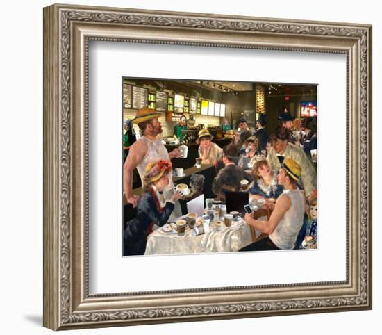 Luncheon of the Cappuccino Party-Barry Kite-Framed Premium Giclee Print