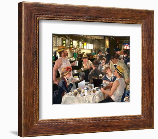 Luncheon of the Cappuccino Party-Barry Kite-Framed Premium Giclee Print