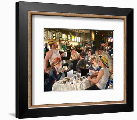 Luncheon of the Cappuccino Party-Barry Kite-Framed Premium Giclee Print