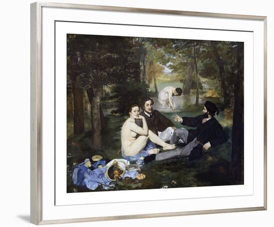 Luncheon on the Grass, 1863-Edouard Manet-Framed Giclee Print