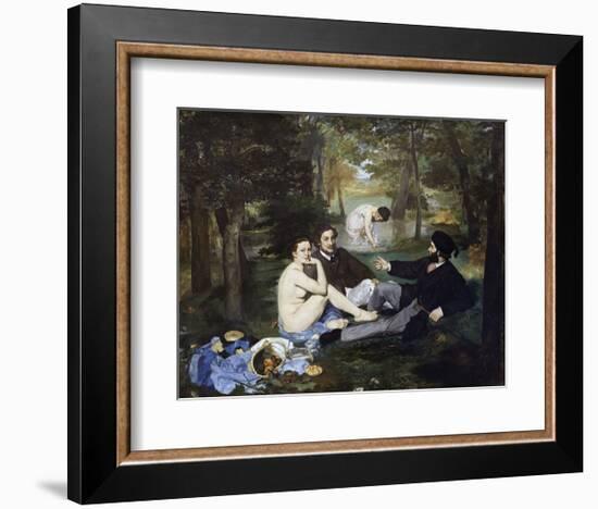 Luncheon on the Grass, 1863-Edouard Manet-Framed Art Print