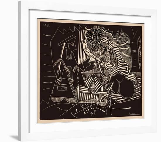 Luncheon on the grass-Pablo Picasso-Framed Collectable Print