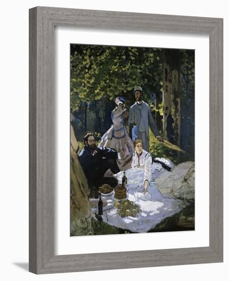 Luncheon on the Grass-Claude Monet-Framed Giclee Print
