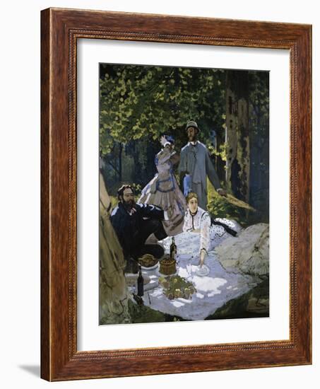 Luncheon on the Grass-Claude Monet-Framed Giclee Print