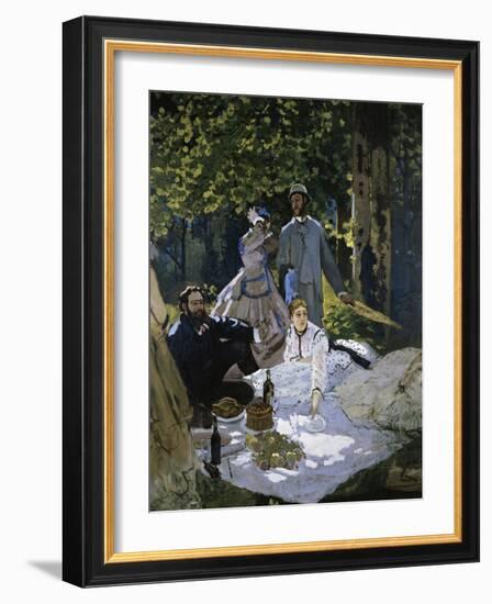 Luncheon on the Grass-Claude Monet-Framed Giclee Print