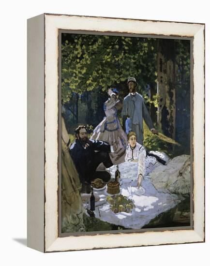 Luncheon on the Grass-Claude Monet-Framed Premier Image Canvas