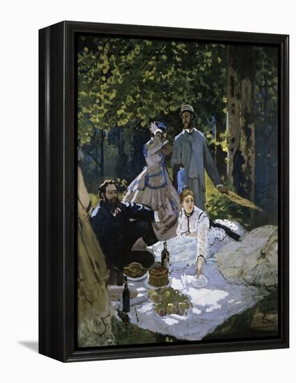 Luncheon on the Grass-Claude Monet-Framed Premier Image Canvas