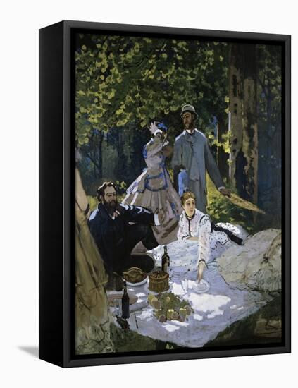 Luncheon on the Grass-Claude Monet-Framed Premier Image Canvas