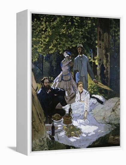 Luncheon on the Grass-Claude Monet-Framed Premier Image Canvas