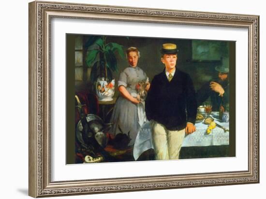 Luncheon-Edouard Manet-Framed Art Print