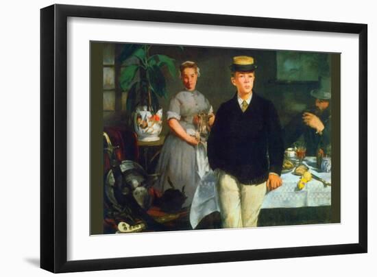 Luncheon-Edouard Manet-Framed Art Print