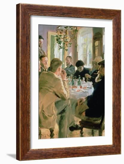 Lunchtime, 1883-Peder Severin Kröyer-Framed Giclee Print