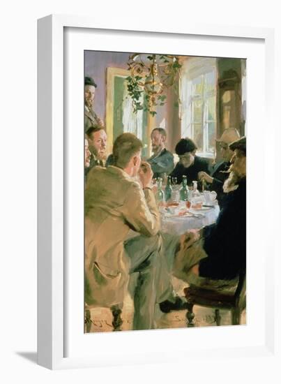 Lunchtime, 1883-Peder Severin Kröyer-Framed Giclee Print