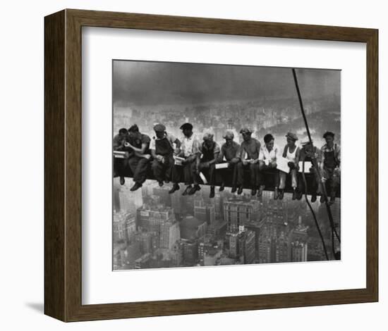 Lunchtime Atop a Skyscraper NYC-Charles C^ Ebbets-Framed Art Print