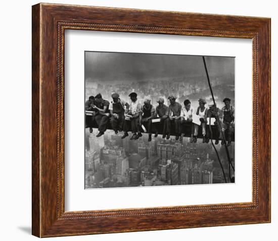 Lunchtime Atop a Skyscraper NYC-Charles C^ Ebbets-Framed Art Print