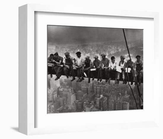 Lunchtime Atop a Skyscraper NYC-Charles C^ Ebbets-Framed Art Print