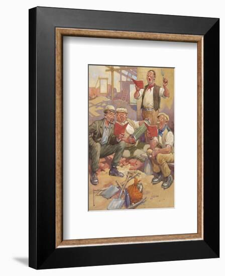 Lunchtime Rehearsal-Lawson Wood-Framed Premium Giclee Print