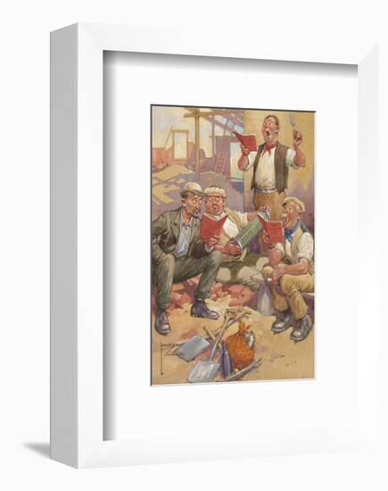 Lunchtime Rehearsal-Lawson Wood-Framed Premium Giclee Print