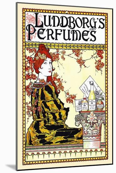 Lundborg's Perfumes-Louis Rhead-Mounted Art Print