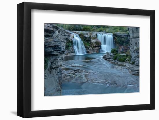Lundbreck Falls on Crowsnest River, Lundbreck, Alberta, Canada-null-Framed Photographic Print