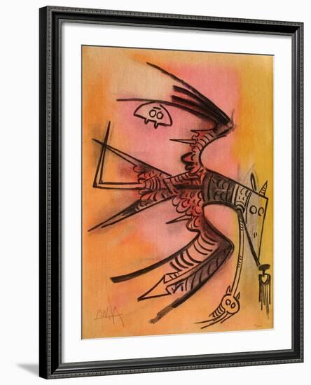 Lune haute-Wilfredo Lam-Framed Limited Edition