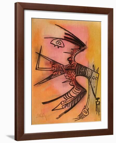 Lune haute-Wilfredo Lam-Framed Limited Edition