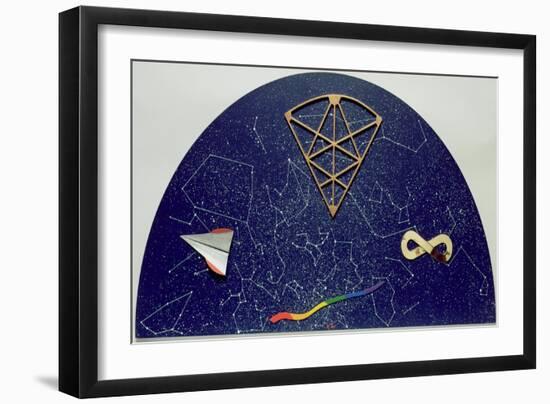 Lunetta Con Constellazioni-Lucio Del Pezzo-Framed Giclee Print