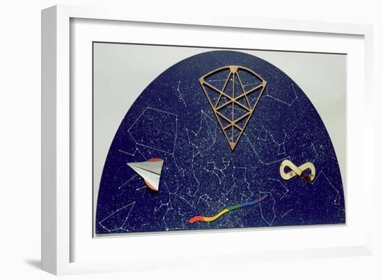 Lunetta Con Constellazioni-Lucio Del Pezzo-Framed Giclee Print