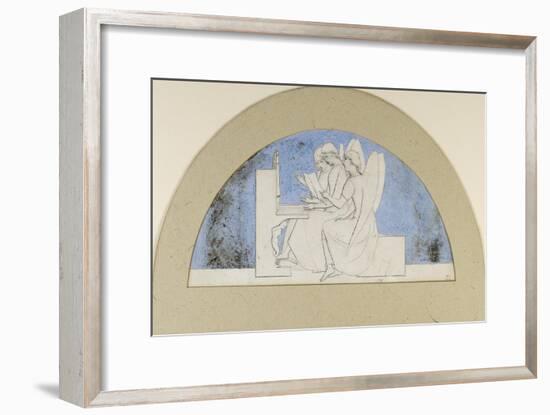 Lunette for Music-John Everett Millais-Framed Giclee Print