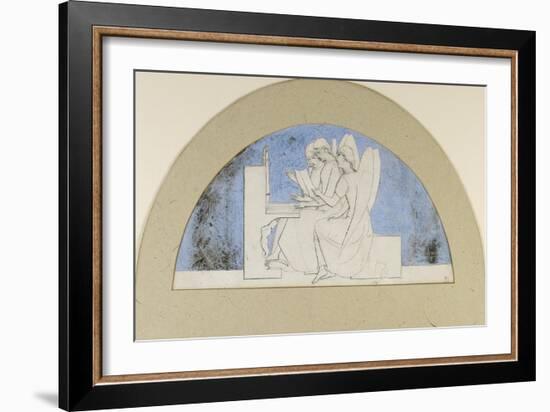 Lunette for Music-John Everett Millais-Framed Giclee Print